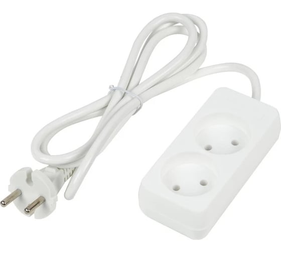 Изображение товара Удлинитель Uniel S-CU2-1,5 WHITE UL-00009975
