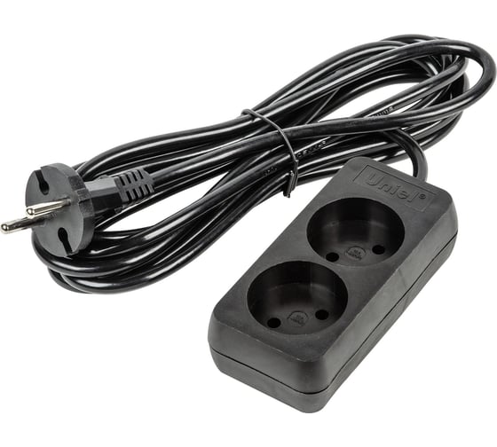 Изображение товара Удлинитель Uniel S-CU2-3 BLACK UL-00009976