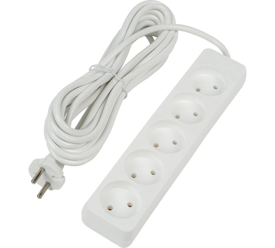Изображение товара Удлинитель Uniel S-CU5-5 WHITE UL-00009991
