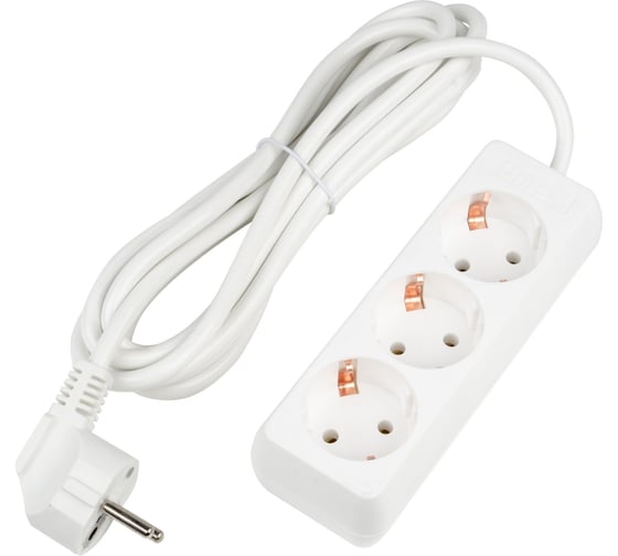 Изображение товара Удлинитель Uniel S-GCU3-3 WHITE UL-00010001