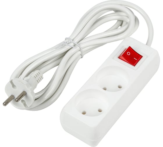 Изображение товара Удлинитель Uniel S-CU2-3B WHITE UL-00009992