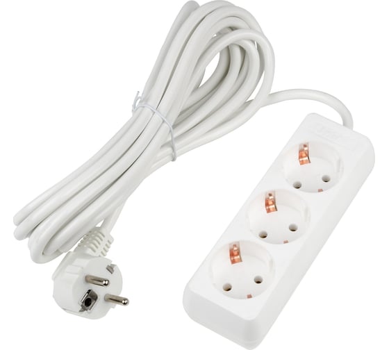 Изображение товара Удлинитель Uniel S-GCU3-5 WHITE UL-00010002