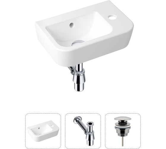 Изображение товара Мини раковина для туалета Lavinia Boho Oneв комплекте 3 в 1 21520747