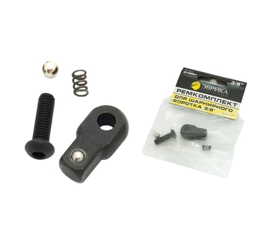 Изображение товара Ремкомплект для шарнирного воротка 3/8" ЭВРИКА ER-43838-P