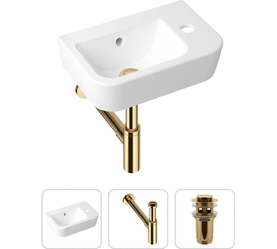 Изображение товара Мини раковина для туалета Lavinia Boho Oneв комплекте 3 в 1 21520782