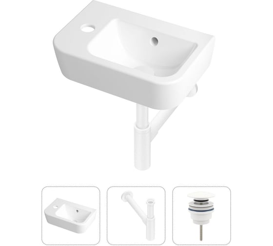 Изображение товара Мини раковина для туалета Lavinia Boho Oneв комплекте 3 в 1 21520745