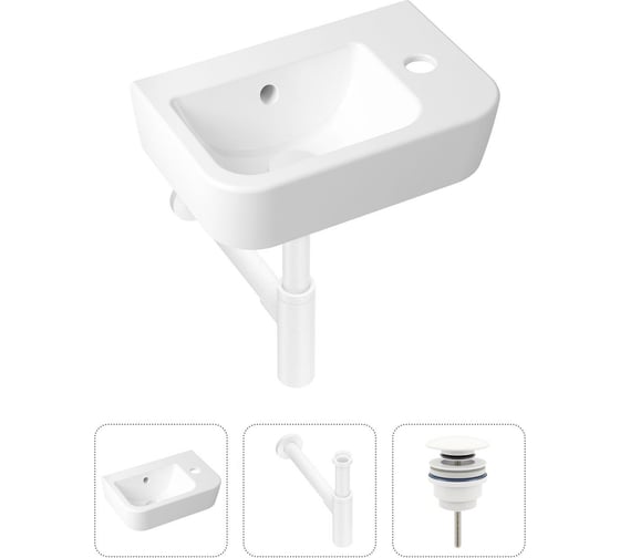 Изображение товара Мини раковина для туалета Lavinia Boho Oneв комплекте 3 в 1 21520787