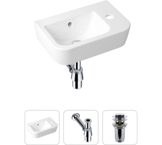 Изображение товара Мини раковина для туалета Lavinia Boho Oneв комплекте 3 в 1 21520746