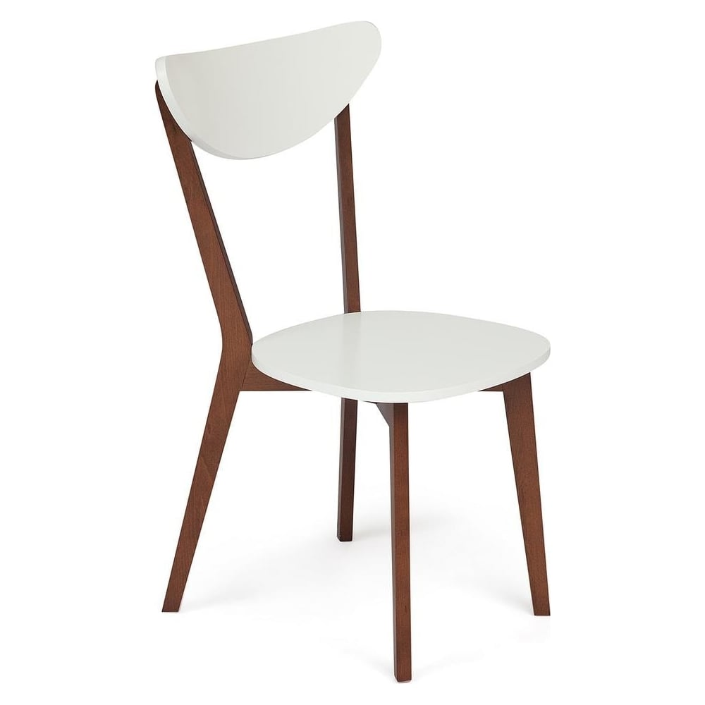 Изображение товара Стул Tetchair макси каркас бук 2 шт. для кухни и офиса белый коричневый