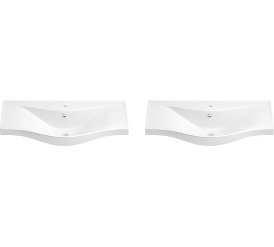 Изображение товара Подвесная/мебельная раковина для ванной набор 2 в 1 Wellsee Bisou 151206001