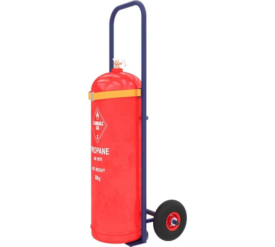 Изображение товара Тележка для баллонов RUSKLAD ПР 1 с пневматическими колёсами и системой фиксации баллона ПР 1 пневмо ремень