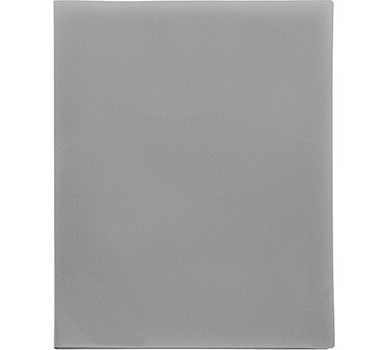 Изображение товара Пластиковая папка Hatber 30 вкладышей А4 корешок 17 мм LINE 500 мкм Серая, 30шт. 036995