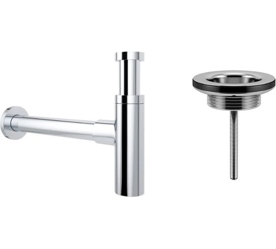 Изображение товара Сифон для раковины с выпуском Wellsee Drainage Systemв наборе 2 в 1 182119005