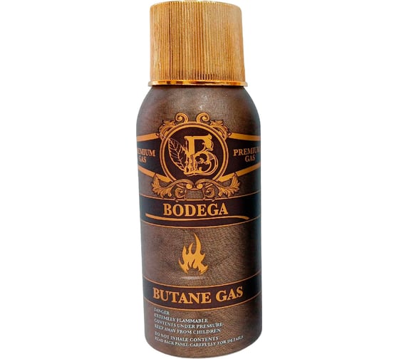 Изображение товара Баллон с бутаном для газовых зажигалок 100 МЛ BODEGA 8681863081287