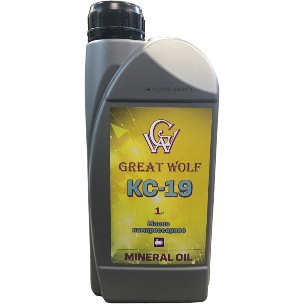 Масло компрессорное Great Wolf масло компрессорное роснефть кс 19п 180 кг 200 л