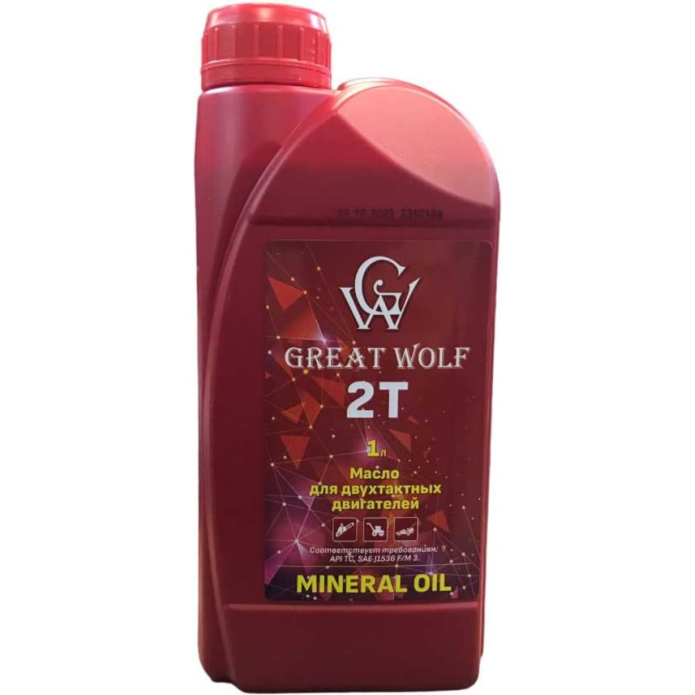 Масло для двухтактных двигателей Great Wolf гидравлическое масло great wolf