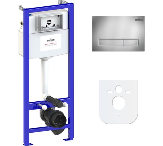 Изображение товара Инсталляция для унитаза Lavinia Boho Relfix комплект 4 в 1 77010002