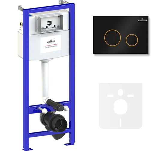 Изображение товара Инсталляция для унитаза Lavinia Boho Relfix комплект 4 в 1 77010024