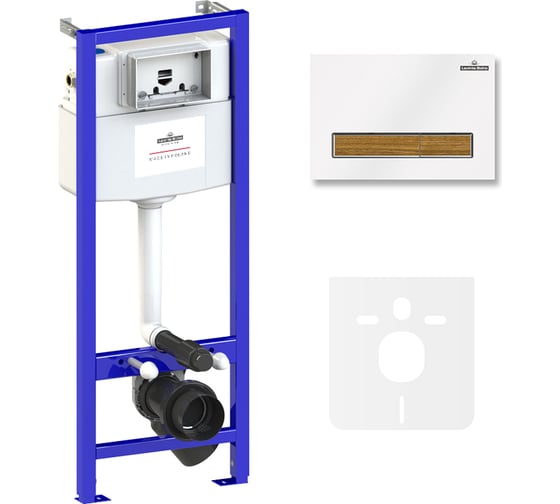 Изображение товара Инсталляция для унитаза Lavinia Boho Relfix комплект 4 в 1 77010018