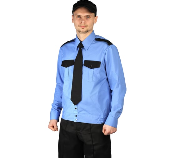 Изображение товара Мужская рубашка URSUS Охрана РУБ504-069; 44, 170-176