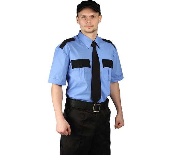 Изображение товара Мужская рубашка URSUS Охрана РУБ500-069; 42, 182-188