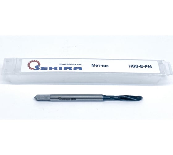 Изображение товара Метчик Sekira м/р 10x1,5x16x100 гл. винт. канавка HSS-E-PM DIN371 00-00028171