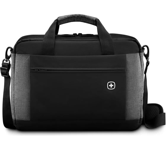 Изображение товара Портфель для ноутбука 16'' Wenger, черный/серый, 43x9x31 см, 9 л 601057