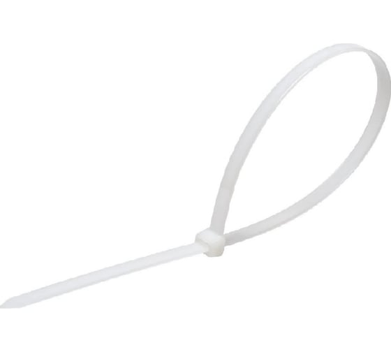 Изображение товара Кабельная стяжка Klemsan YKB 203 4.6x203, белый, 1000 шт 0.0.0.5.34203B