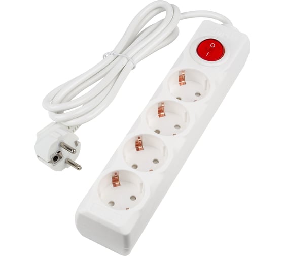 Изображение товара Удлинитель Uniel S-GCU4-1,5B WHITE UL-00010021