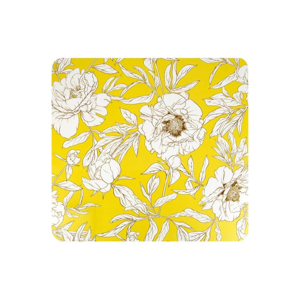 Набор салфеток плейсматов Nouvelle, цвет желтый 4430646-Н4 floristry, 30x28 см - фото 1