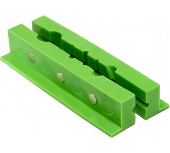 Изображение товара Губки магнитные с канавками (2 шт; 113х28х25 мм) для тисков КОБАЛЬТ 918-016