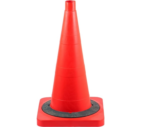 Изображение товара Сигнальный конус ПРОТЭКТ 510 мм, оранжевый, без полос, утяжеленный КС-2.2.0-П