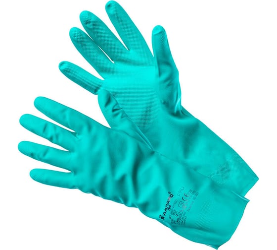 Изображение товара Нитриловые химостойкие резиновые перчатки Ампаро Риф (т) Размер S 6880 (447513)-S