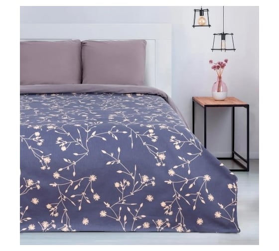 Изображение товара Покрывало Этель Flowers, 200х215 см, 100% хлопок 5248192