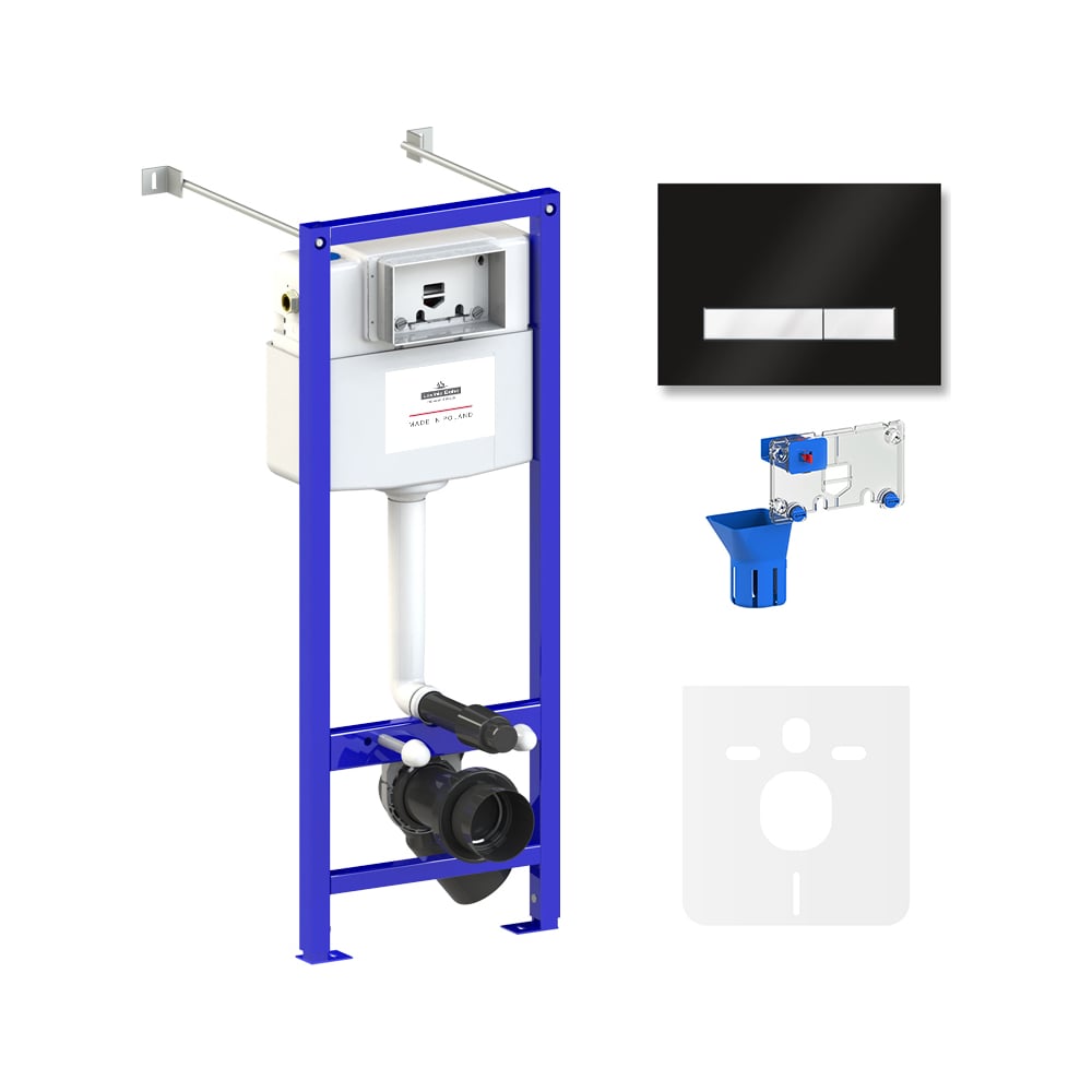 Изображение товара Инсталляция для унитаза Lavinia Boho Relfix комплект 5 в 1