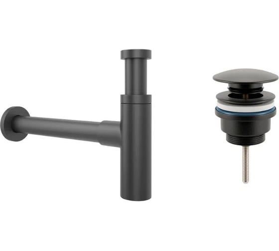 Изображение товара Сифон для раковины с донным клапаном Wellsee Drainage Systemв наборе 2 в 1 182120003