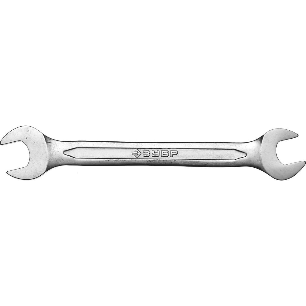 Рожковый гаечный ключ ЗУБР накидной гаечный ключ изогнутый зубр 12 x 13 мм