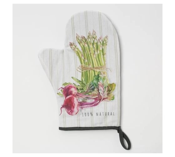 Изображение товара Варежка-прихватка Этель Vegetable 20x28 см, 100% хлопок саржа, ватин 250 г/м2 4523382