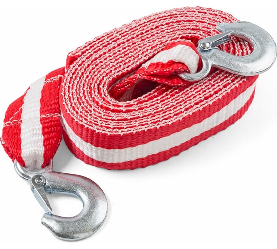 Изображение товара Буксировочный трос AUTOPROFI лента, 7т, с 2-мя крюками, сумка, длина - 5 м, ширина - 50 мм TRL-70 1