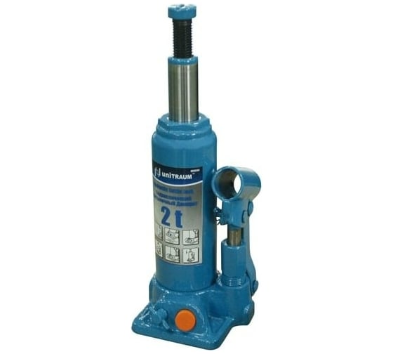 Изображение товара Бутылочный домкрат UNITRAUM Н=181+116+48 мм UN90204