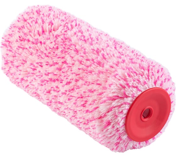 Изображение товара Ролик Акор Профи полиакрил микс, красно-белый, D 8 мм, L 240 мм 254 48 024