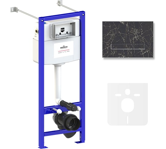 Изображение товара Инсталляция для унитаза Lavinia Boho Relfix комплект 4 в 1 77020038