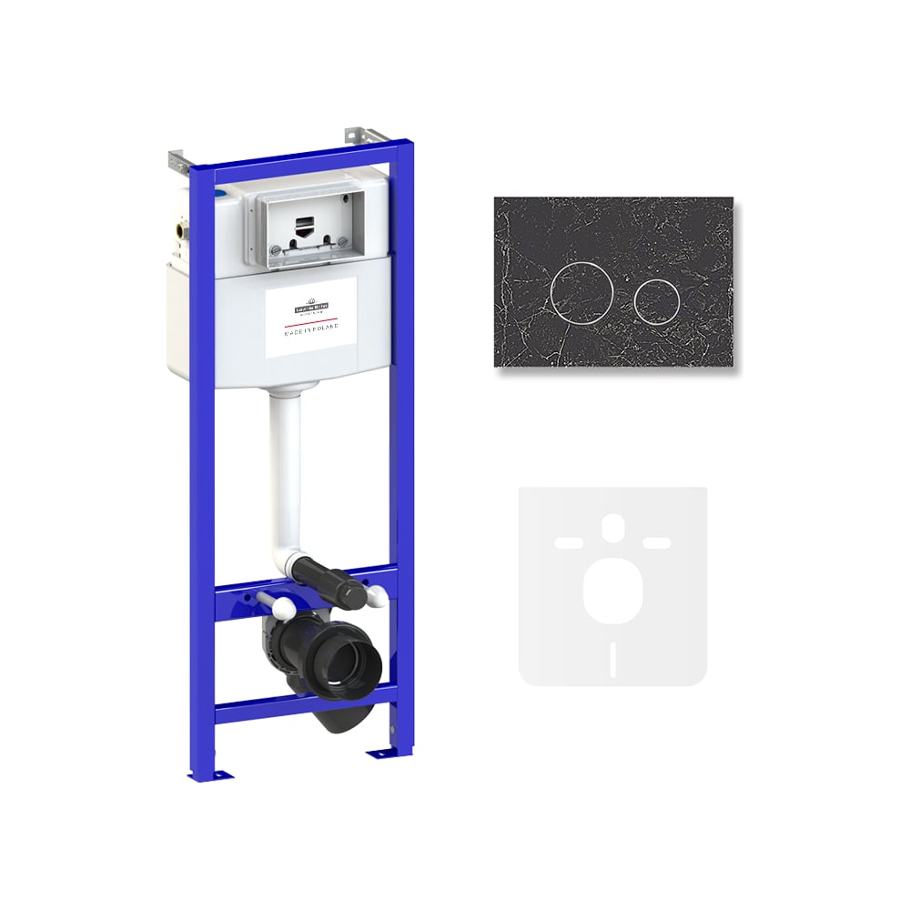 Изображение товара Инсталляция для унитаза Lavinia Boho Relfix комплект 4 в 1