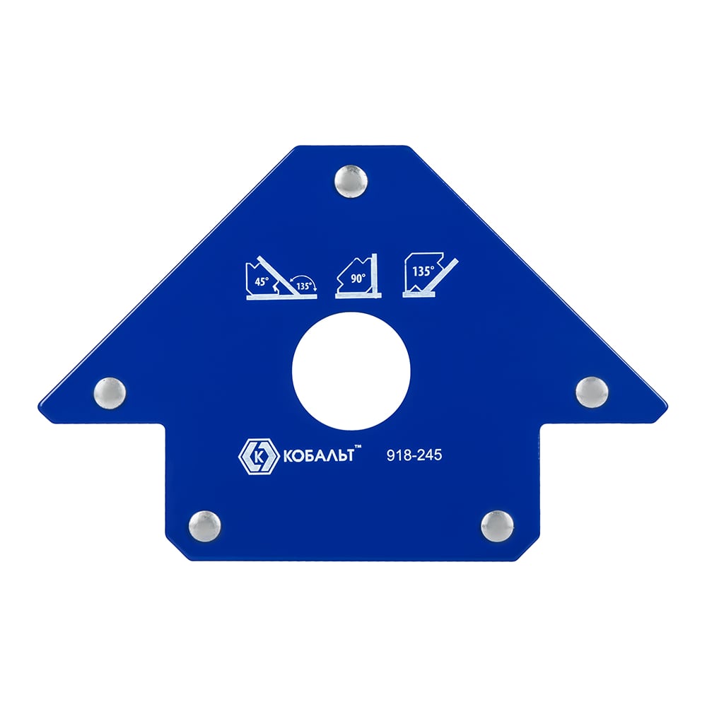 Изображение товара Магнитный угольник Стрелка 100 мм КОБАЛЬТ для точных измерений