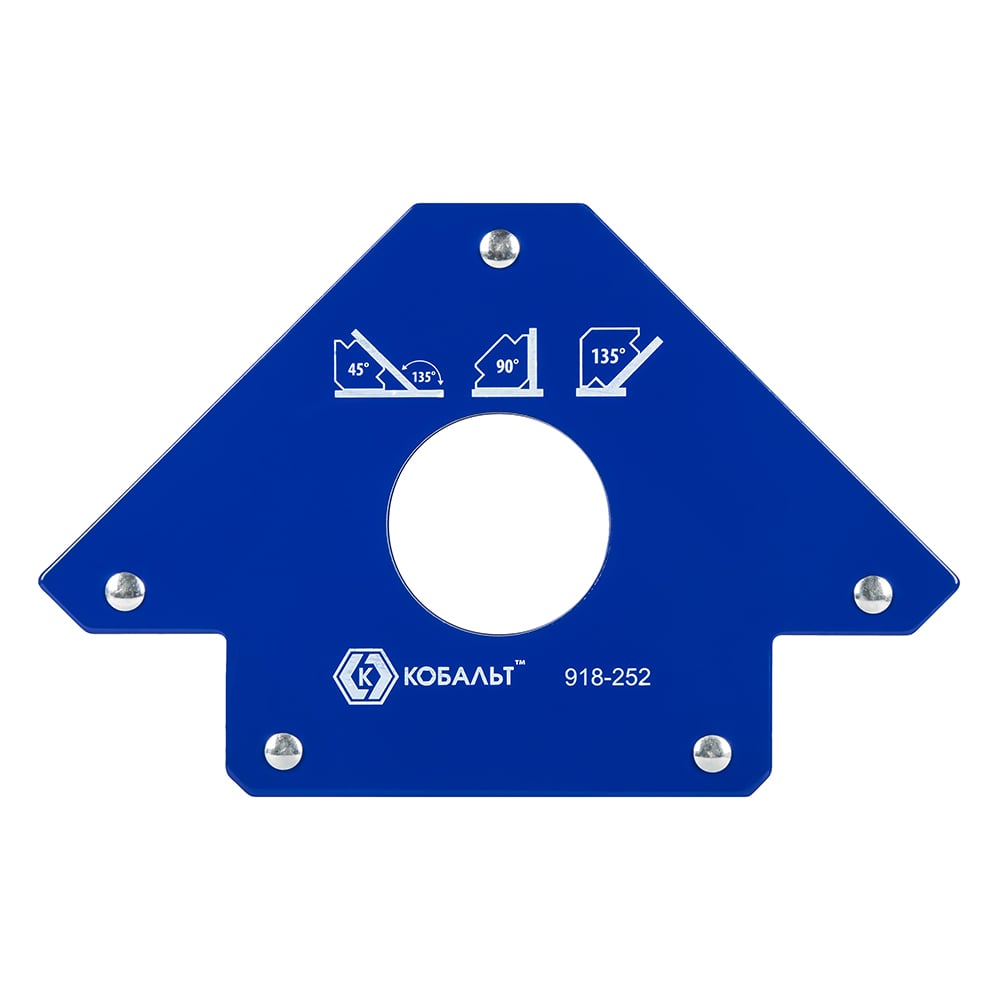 Изображение товара Угольник магнитный Стрелка (120 мм; 3 угла; до 34 кг) КОБАЛЬТ 918-252 Изображение товара Угольник магнитный Стрелка (120 мм; 3 угла; до 34 кг) КОБАЛЬТ 918-252