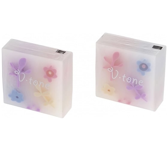 Изображение товара Ластик Hatber PVC, V-tone, прямоугольный, 36 шт. 072603