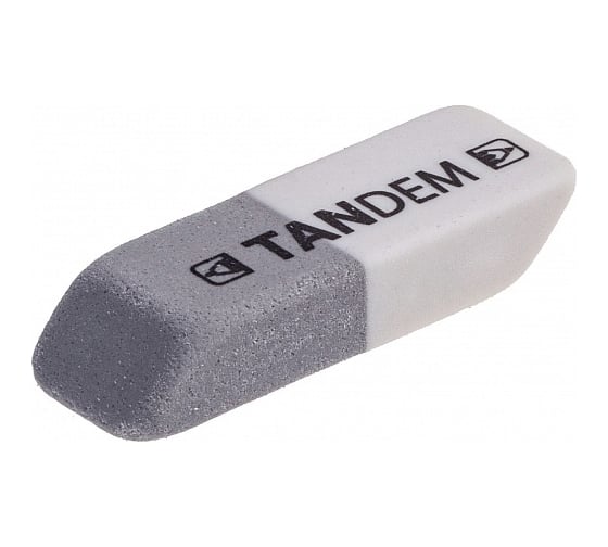 Изображение товара Ластик Hatber из термопластичной резины, Tandem, 42x14x8 мм, 36 шт. 058794