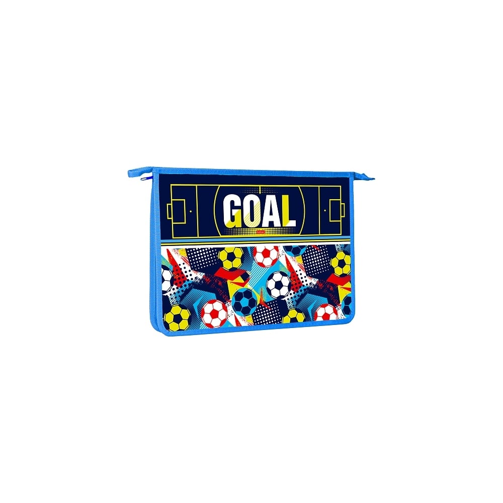 Изображение товара Папка для тетрадей Hatber пластиковая A4 на молнии 2 отделения