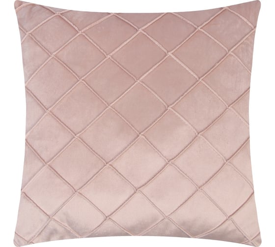 Изображение товара Чехол на подушку Этель Соло светло-розовый 43х43 см, 100% полиэстер 9714602