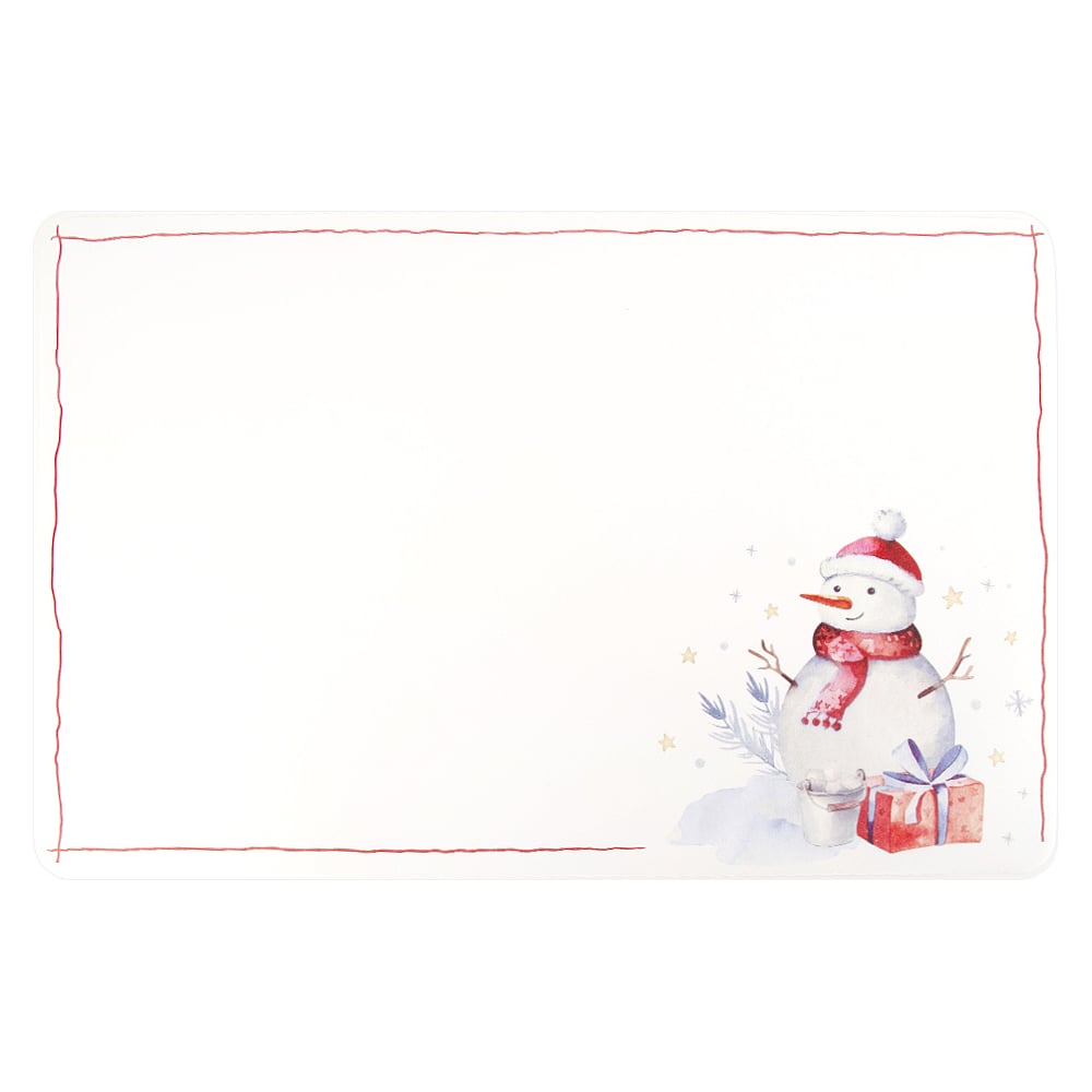 Набор салфеток плейсматов Nouvelle, цвет белый 4430606-Н4 новый год, 43x28 см - фото 1